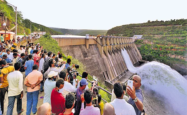 Krishna River Water Flow To Nagarjuna Sagar - Sakshi