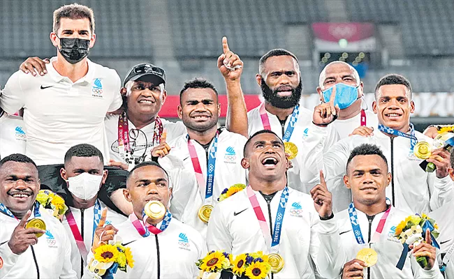 Tokyo Olympics: Fiji Won Consecutive 2nd Gold Medal In Rugby Game - Sakshi