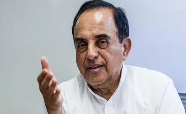 Subramanian Swamy Comments On Andhra Jyothi News - Sakshi