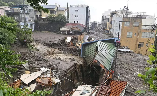 At Least 20 People Missing Mud Slides Sweeps Away Houses In Japan Viral - Sakshi