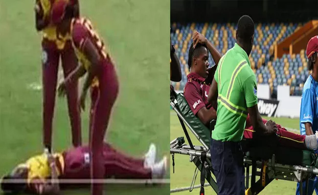 Two West Indies Women Cricketers Collapsed On Field Shocks Live Match - Sakshi