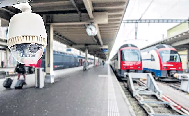 Mumbai: Railway Installing CCTV Cameras To Detect Crime At Railway Stations - Sakshi