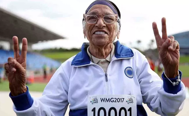 Centenarian sprinter Man Kaur passes away at 105 - Sakshi