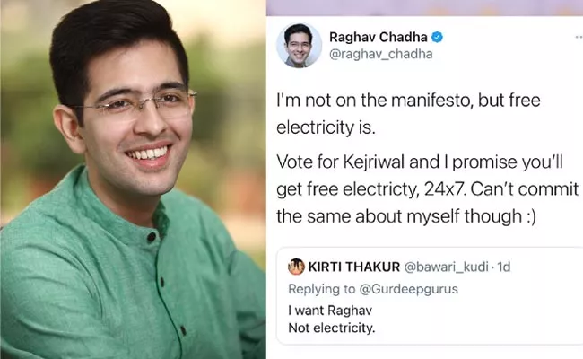 A Women Tweet Viral On AAP MLA Raghav Chadha - Sakshi