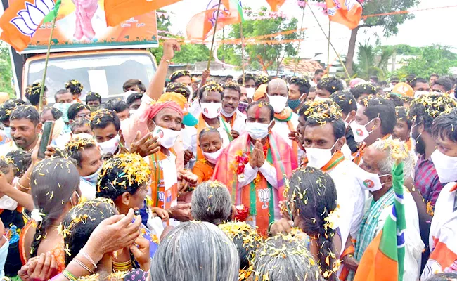 Etela Rajender Speech In Veenavanka As part of Praja Deevena yatra - Sakshi