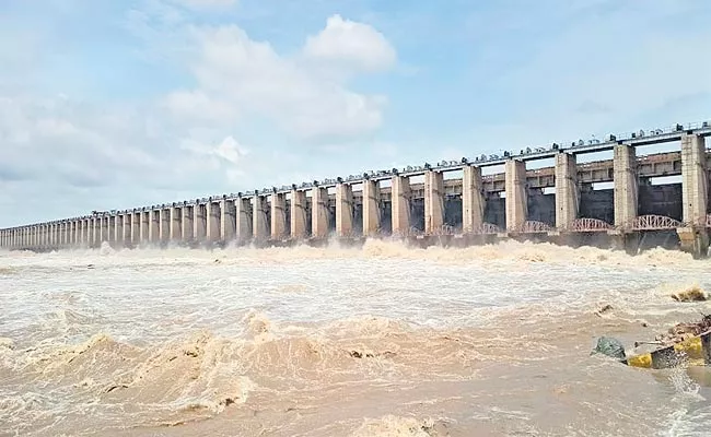 Nagarjuna Sagar Was Flooded By Heavy Rains - Sakshi