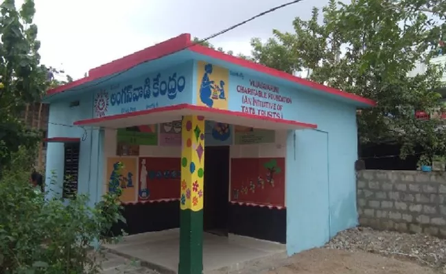 Nadu Nedu: Anganwadi Centres Turn Into Pre Primary Schools - Sakshi