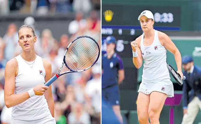 Pliskova to face Barty in women singles final - Sakshi