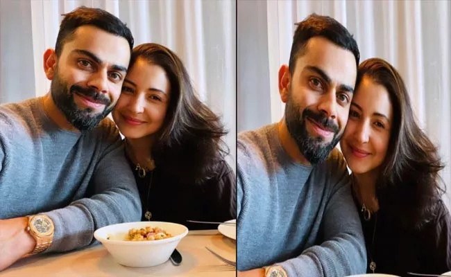 IND Vs ENG: Virat Kohli Enjoys Pleasant Meal With Anushka Sharma - Sakshi