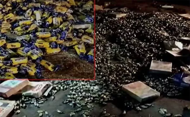 Expired Chocolates And Protein Products on Nellore Road - Sakshi