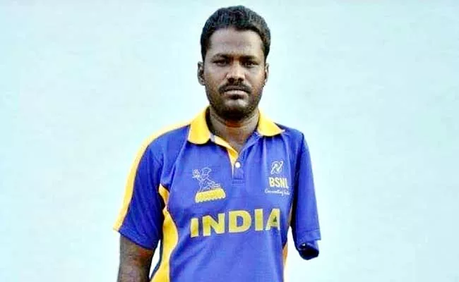 Vasanth Kumar Selected As Indian Disabled Cricket Team Captain - Sakshi