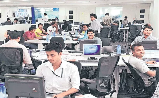 Top 10 IT Firms Hire 1. 2 Lakh In 6 Months - Sakshi