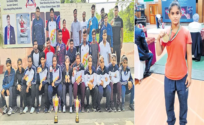 Andhra Pradesh Teams Championship In National Weightlifting - Sakshi