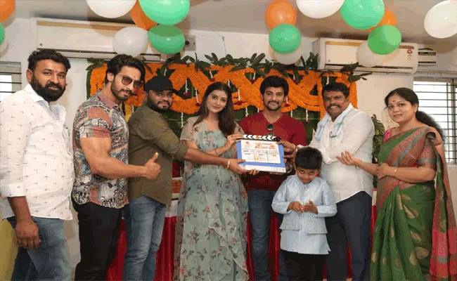 Aadi And Payal Rajput Movie Opening Pooja Ceremony Completed On Sunday - Sakshi