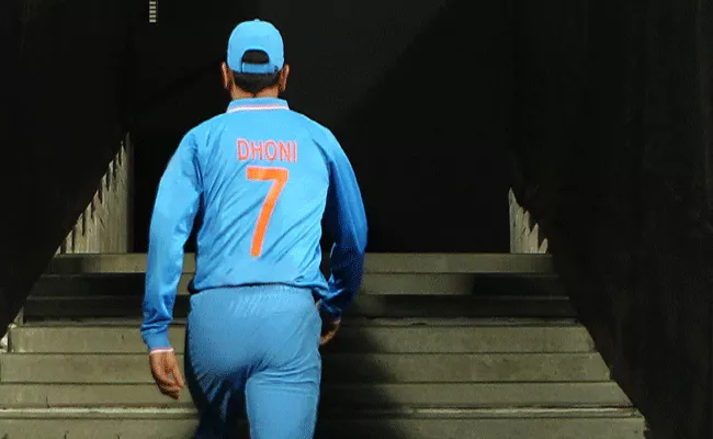 One Year Completed For MS Dhoni Retirement From International Cricket - Sakshi