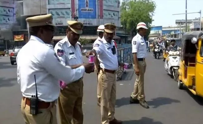 Transport Department Vehicle Checking At Shamshabad In Hyderabad - Sakshi