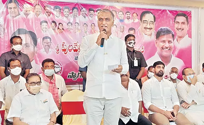 Minister Harish Rao Criticized On Etela Rajender - Sakshi