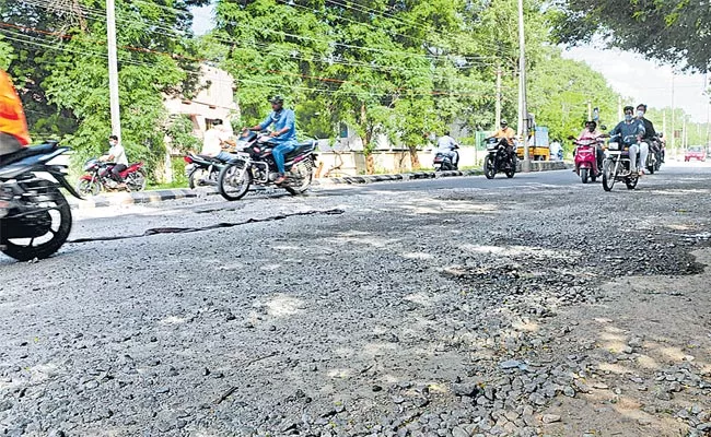 Telangana: Severely Damaged Roads In The State - Sakshi