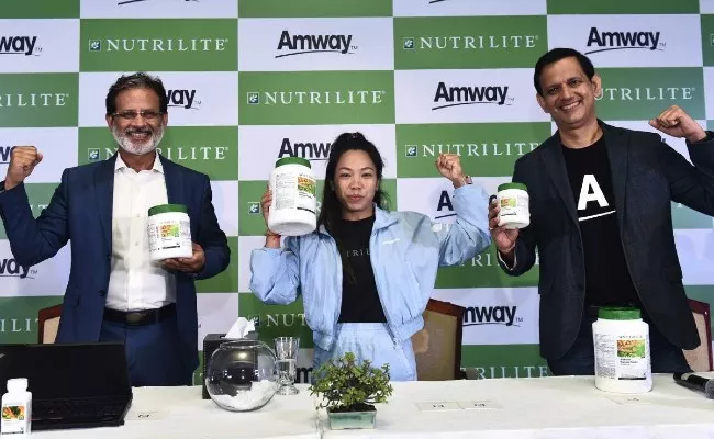 Amway India Appoints Mirabai Chanu As brand Ambassador of Amway - Sakshi