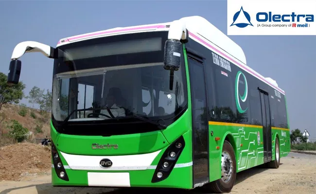 Olectra Greentech Get Order For 50 Electric Buses From Gujarat Gsrtc - Sakshi