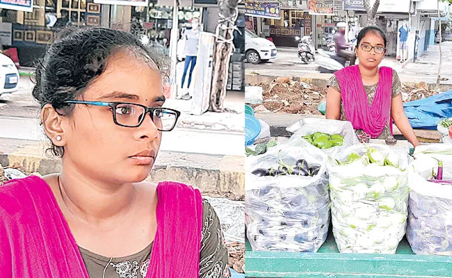 Medical student turns vegetable vendor in Hyderabad as Covid disrupts family finances - Sakshi