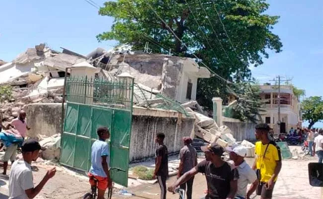 Haiti Earthquake More Than Twele Hundred People Lost Life - Sakshi