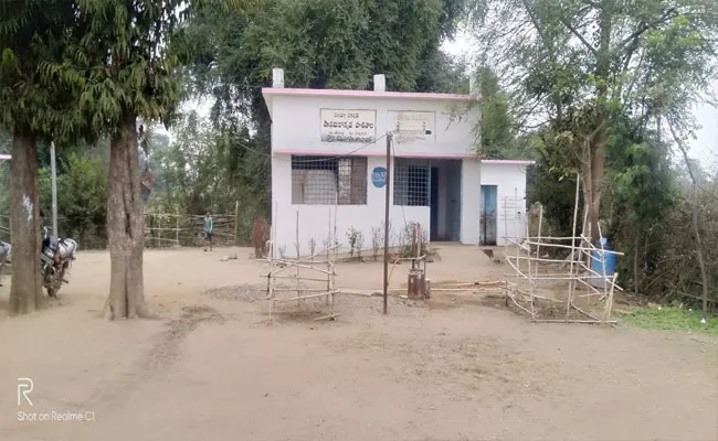 Government School Compound Wall Issue In Adilabad - Sakshi