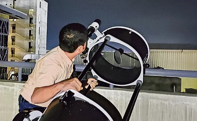 Huge Telescope Setup In IIT Hyderabad To Study Astronomy For Students - Sakshi