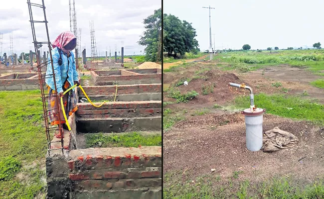 Electricity and water facilities in YSR Jagananna Colonies - Sakshi