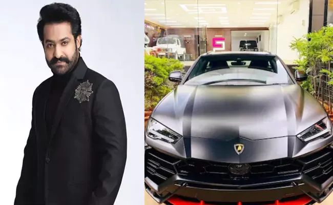 Jr. NTR Becomes First Ever Indian to Own Lamborghini Urus Graphite Capsule Car - Sakshi