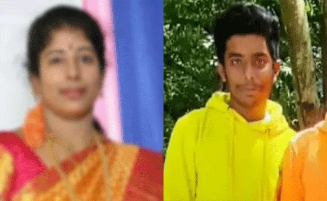 Mother And Her Son Lost Life Threatening Police Case Against Them - Sakshi