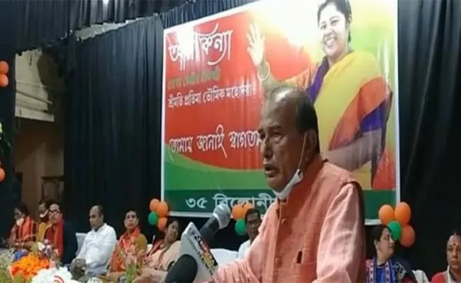 Tripura BJP MLA Orders Workers To Attack Trinamool Congress Leaders In Talibani Style - Sakshi