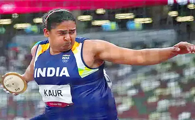 Kamalpreet Kaur Finishes Sixth In Discus Throw Final In Tokyo Olympics - Sakshi