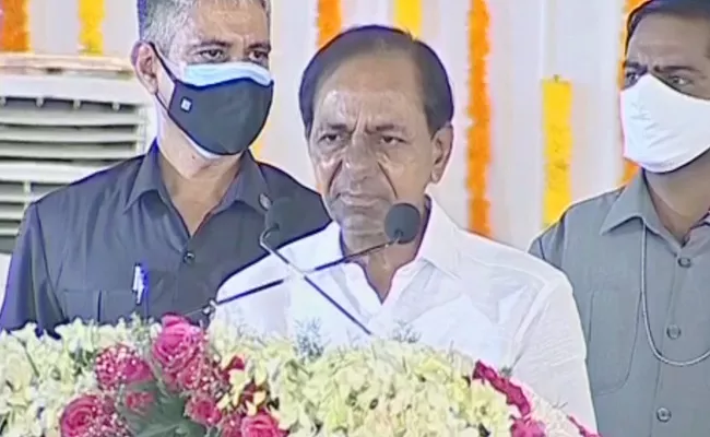 CM KCR Speech In Halia Public Meeting - Sakshi