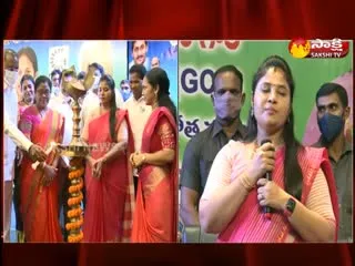 Shobha Swati swears in as AP Tribal Corporation Chairperson