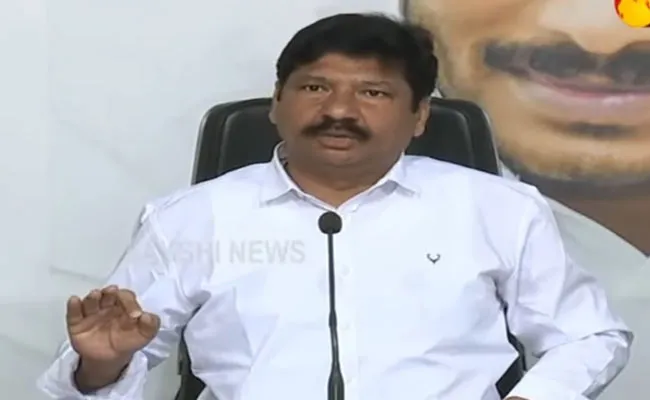 MLA Jogi Ramesh Slams On Chandrababu And TDP At Tadepalli - Sakshi