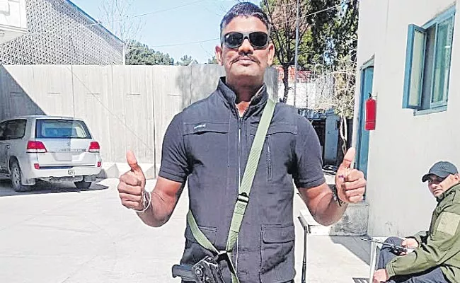 Indian Embassy Security Commando Suresh The Afghan Situation - Sakshi