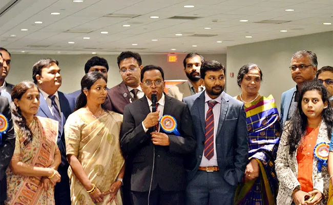 Telangana American Telugu Association Board Meeting Held At Detroit - Sakshi