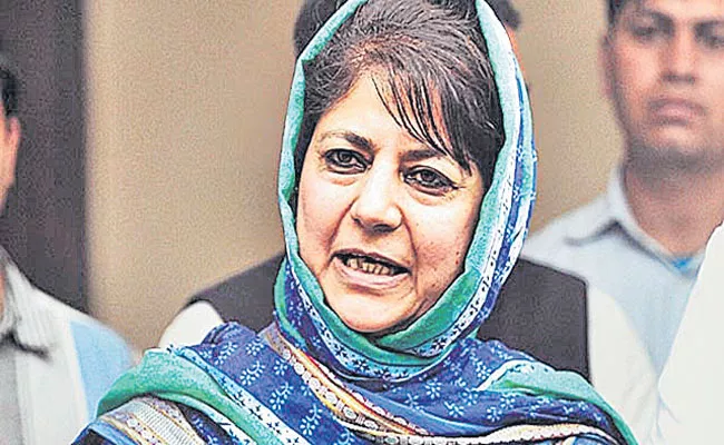 Look at Afghanistan says  Mehbooba Mufti warns Centre - Sakshi