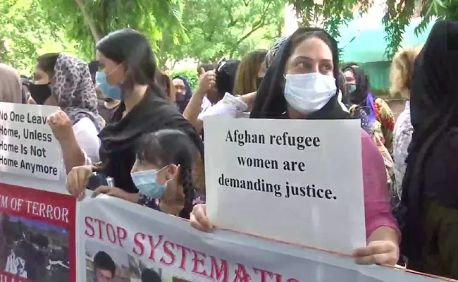 Afghanistan Refugees At United Nations Organization Agency Delhi - Sakshi