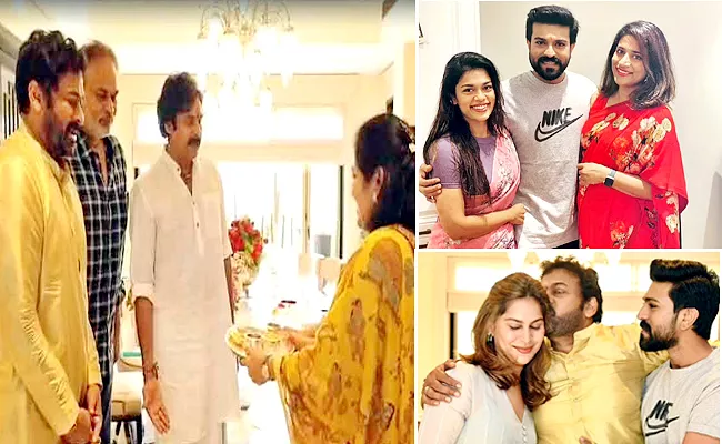 Raksha Bandhan Celebrations At Chiranjeevi House Photos Goes Viral - Sakshi