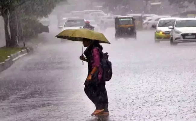 IMD Says Today And Tomorrow Rainfall Will Be In Rayalaseema - Sakshi