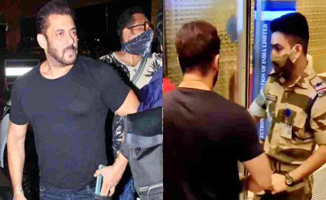 CISF Security Officer Get Reward Who Stopped Salman Khan At Airport - Sakshi