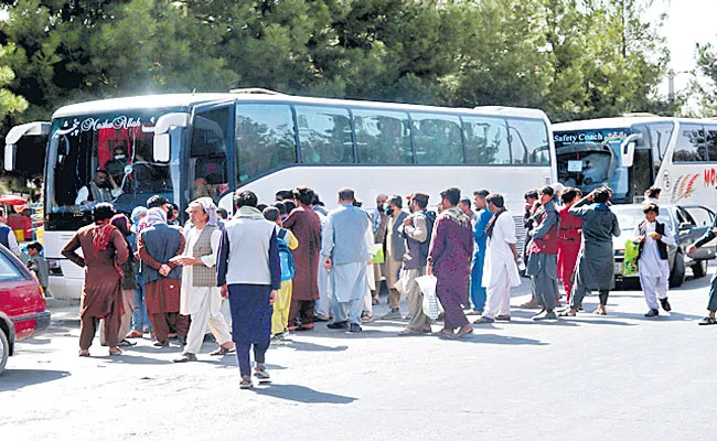 Busy evacuation from Afghanistan - Sakshi