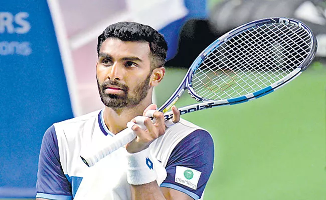 Prajnesh Gunneswaran Defeat In US Open Qualifiers - Sakshi