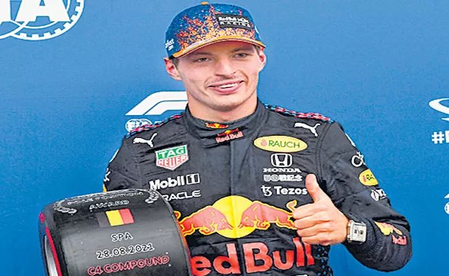 Verstappen denies Russell Belgian GP pole in dramatic wet qualifying - Sakshi