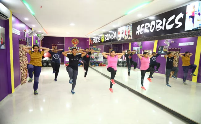 Fitness: Youth Concentration On Zumba And Airobics Dance  - Sakshi