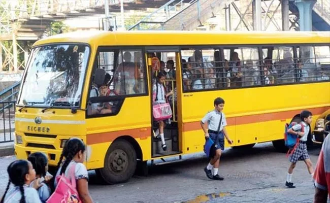 Schools Reopen In Telangana: What About School‌ Buses - Sakshi