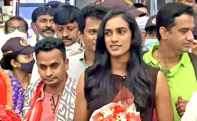 PV Sindhu Says Its Great Achivement After Winning Bronze Tokyo Olympics - Sakshi