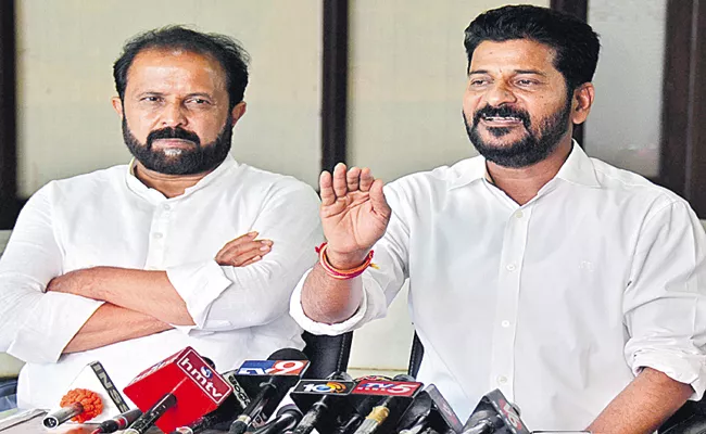 Revanth Reddy Comments On MP Santosh PM Modi Meet - Sakshi